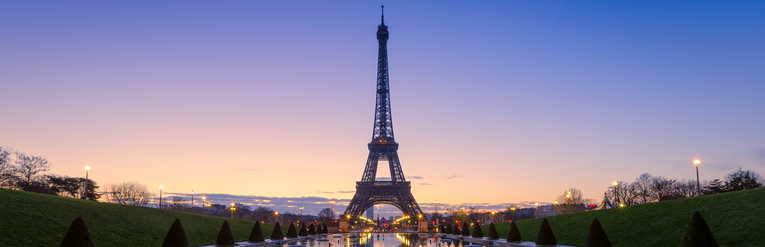 The View From the Top of the Eiffel Tower, Paris